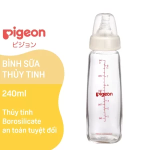 Bình sữa Pigeon Thủy tinh 240 ml