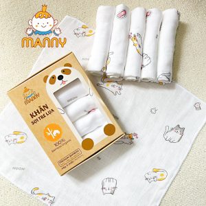 khăn sữa sợi tre manny