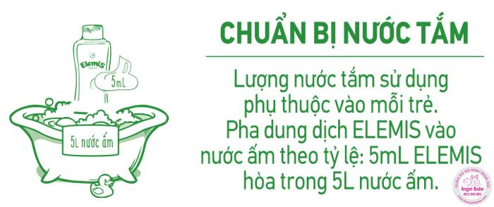 Chuẩn bị nước tắm