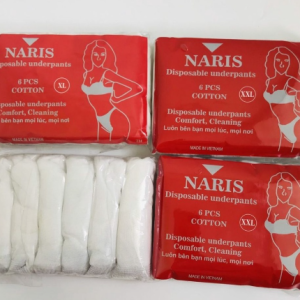 quần lót giấy naris vải cotton cho mẹ