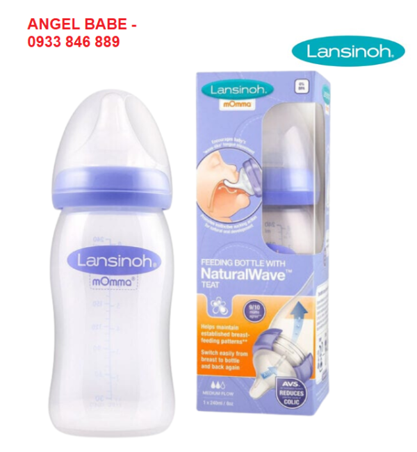 bình sữa Lansinoh 240ml chính hãng