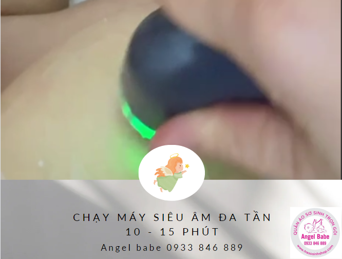 chạy máy siêu âm đa tầng cho mẹ bị tắt tia sữa