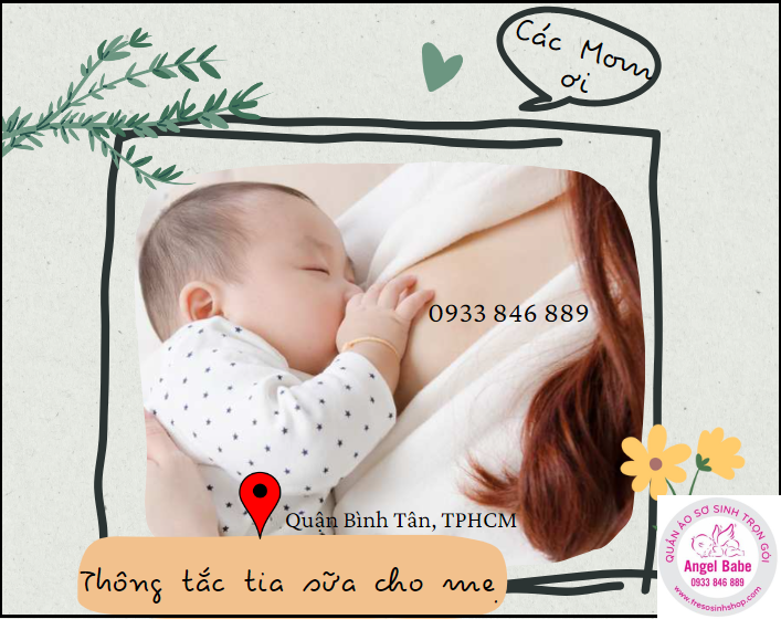 thông tắc tia sữa cho mẹ tại nhà quận Bình Tân